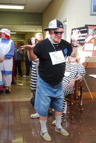 Calhoun County Employee at Halloween