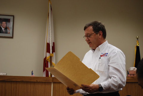 Mike AM810 reading Kenny's proclamation