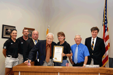 Conty Commission with Coach McGinnis and Staff