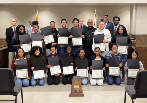 Anniston Girl Basketball Champs