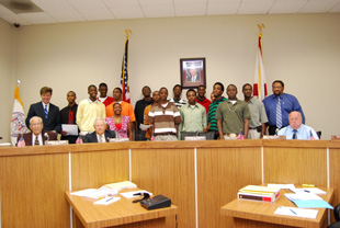 Anniston HS Basketball team 2008
