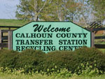 Entrance sign at Landfill