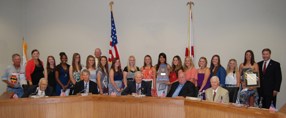 Saks Girls Softball State Champs 2012
