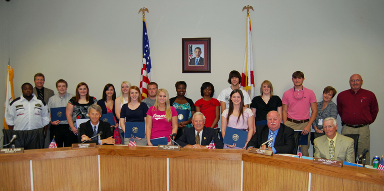 Veolia Scholarship winners 2012